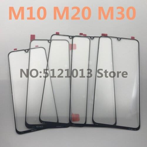 10pcs Original External Glass for Samsung Galaxy M10 M20 M30 2019 LCD Display Touch Screen Front Glass lens
