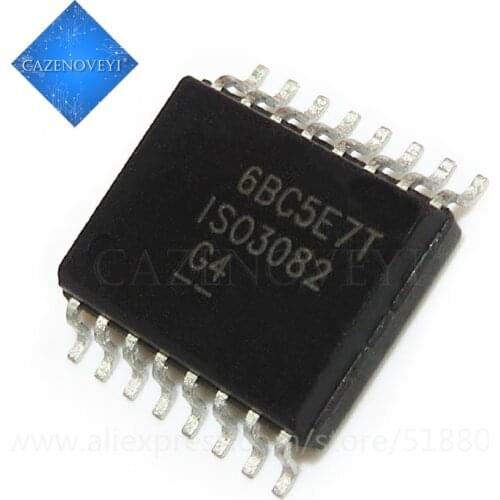 2pcs/lot ISO3082DW ISO3082 ISO7240CDW IS07240C ISO7241CDWR ISO7241C SOP-16 In Stock