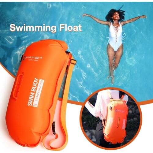 High Visibility Safety Swim Buoy Tow Float Dry Bag Waist Belt For Open Water Swimming Rafting Kayaking Life-saving Drift Bag