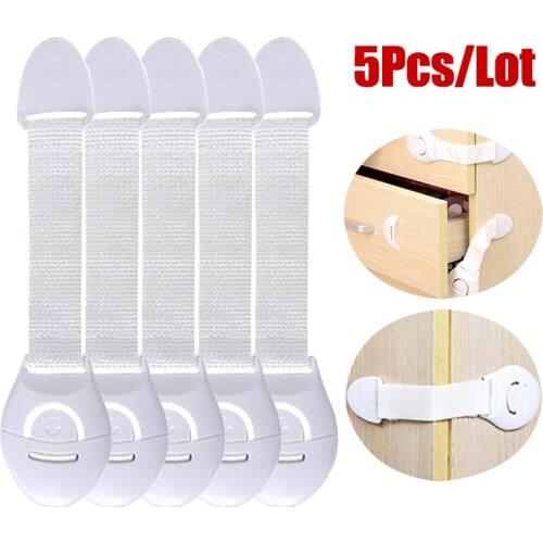 5PCs/lot Baby Drawer Lock Children Security Protection Child Drawer Door Locks Cabinet Cupboard Safety Kids Locks For Wardrobe