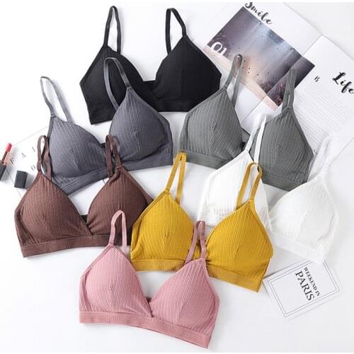 Sexy Bra Push Up Bras For Women Wireless Bralette Sexy Lingerie Soft Cotton Bra Seamless Brassiere Underwear Comfort Intimates