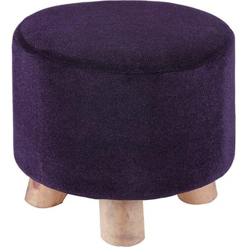 Slipcover Stretch Ottoman Furniture Protector Chair Cover for Home Sofa Beautiful and Dustproof Household Office Stool Cover