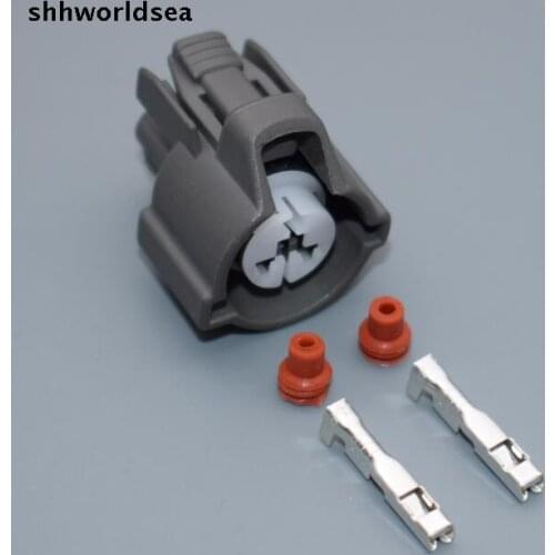 Worldgolden 2 way 2 Pin Female Fuel Injector Motorcycle Connector 6189-0533