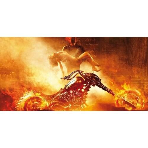 Halloween Towel Ghost Rider Printing Microfiber Bath Towel serviette de plage toalha Sport Travel Towels Custom 70x140cm