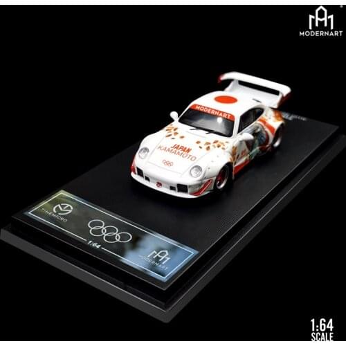 Timemicro 1:64 Porsche 993 RWB Kamamoto Coating Modified Animation Simulation Model Car