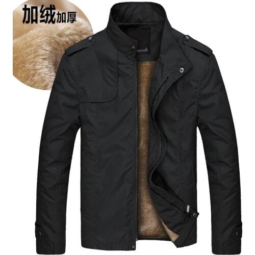 2021 New Fashion Men Casual Solid Fashion Slim Bomber Jacket Fleece Overcoat New Arrival Baseball Jackets Mens Jacket Top