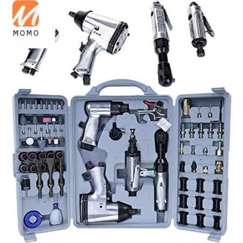 71 pcs Air Tool Set Air Impact Wrench And Accessories Kit With Storage Case