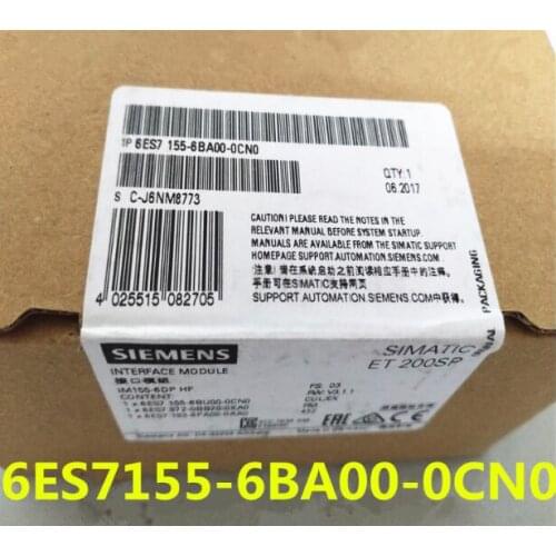 New Siemens 6ES7155-6BA00-0CN0 6ES7 155-6BA00-0CN0 free shipping