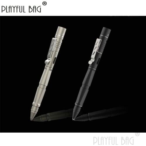 PB Playful bag TP10 Tactical Pen flashlight USB direct charging Window Broken Pen CS Accessory Tactical Equipment QE15S