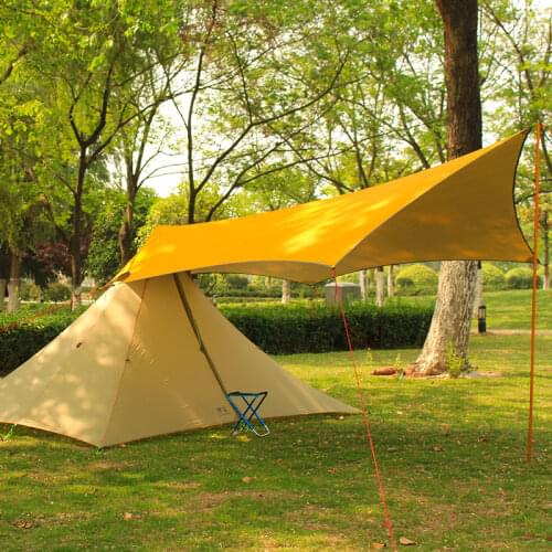ASTA GEAR Portable Awning for Pyramid Tent Sunshade Waterproof Velarium Tent Outdoor Beach Picnic