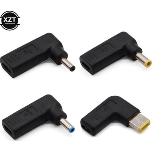 Laptop Power Adapter Connector DC Plug USB Type C Female to Universal Male 11*4.5mm for Lenovo Asus Hp Dell Acer Notebook Charge