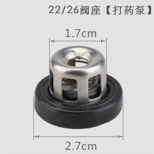 Three cylinder plunger pump injection machine pump spray parts 22/26/30/60 type pump head seat valve valve group