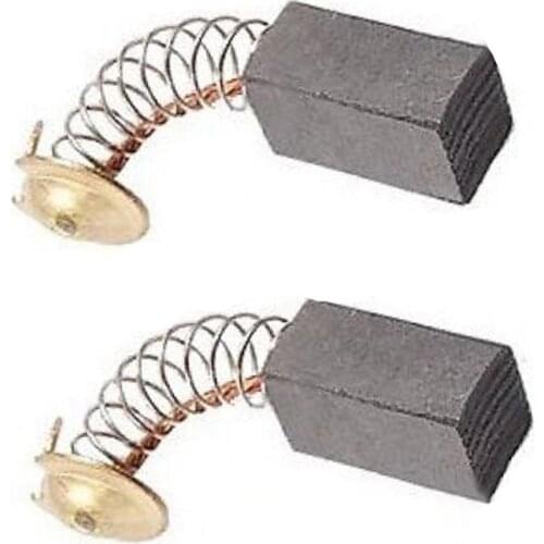 2 Pcs Carbon Brushes Electric Motor Parts 1000W 6.5*7.5*12mm E15 For Guild PDH26G Drill Rotary Hammer Angle Grinder Accessories