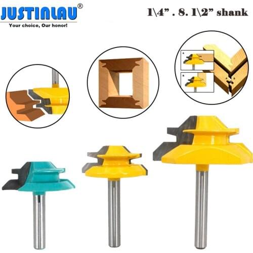 Universal 8 1/4 1/2 Milling Cutter Bits Dressing Straight Milling Cutter Woodworking Drill Bits Carbide Cutting WoodworkingTools