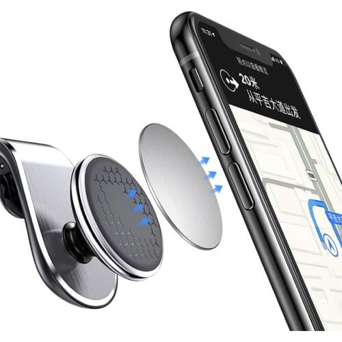 Universal Magnetic Car Phone Mount Holder Stand Air Vent Mobile Phone Gps Clip 360° Cell Phone Support Bracket Auto Product