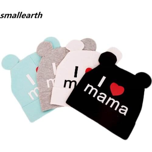 2020 Autumn Winter Crochet Baby Hat Girl Boy Cap Kids Beanies Cute Bear Ear Hats for Children Spring Cotton Solid Caps Warm Hat