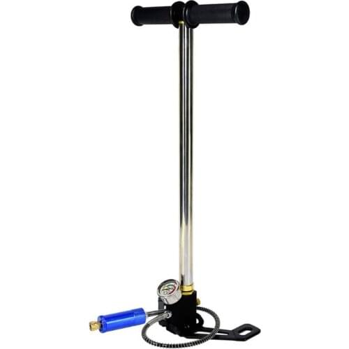 Top Quality High Pressure 3 Stage PCP Car Mini Hand Operated Air Pump Hunting PCP pump 300bar 30mpa 4500psi