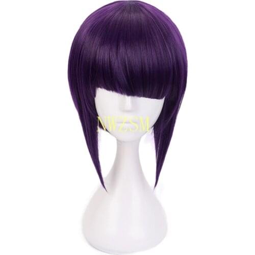 My Hero Academia Kyoka Jiro Women Short Wig Cosplay Costume Boku No Hero Academia Heat Resistant Synthetic Hair Party Wigs
