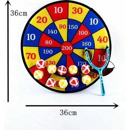 Security Safe Round Darts Plate Board Children Toy Dart Plate Fastening Tape With Balls Club House Family Entertainment Target