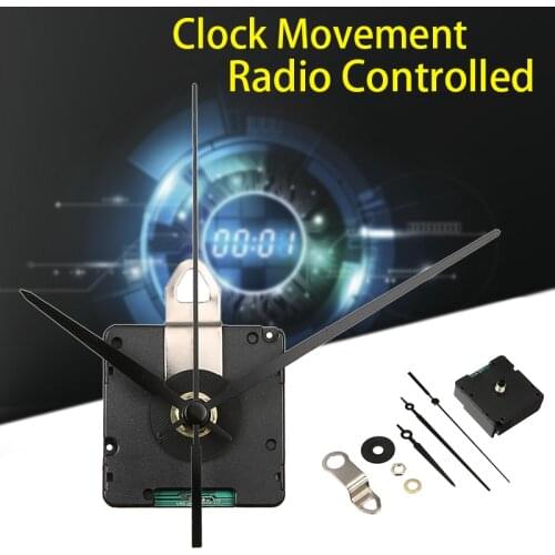 Plastic Clock Movement Radio Controlled DCF Quartz Clock Repalcement Mechanism Wireless Motor Core Clock Repair Tools