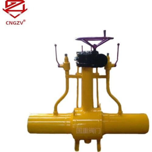 CNGZV Natural Gas A105 Double Release Forged Steel Buried Fully Welded Ball Valve