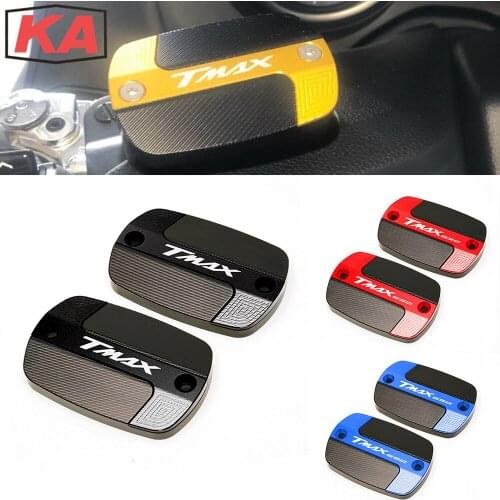 For YAMAHA T-Max Tmax 500 530 DX/SX 560 Tmax530 Tmax560 Tmax500 CNC Motorcycle Front Brake Fluid Fuel Reservoir Tank Caps Cover