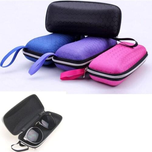 Hot Sale Lanyard Zipper Eyeglass Cases For Men Eyewear Cases Cover Sunglasses Case For Women Glasses Box