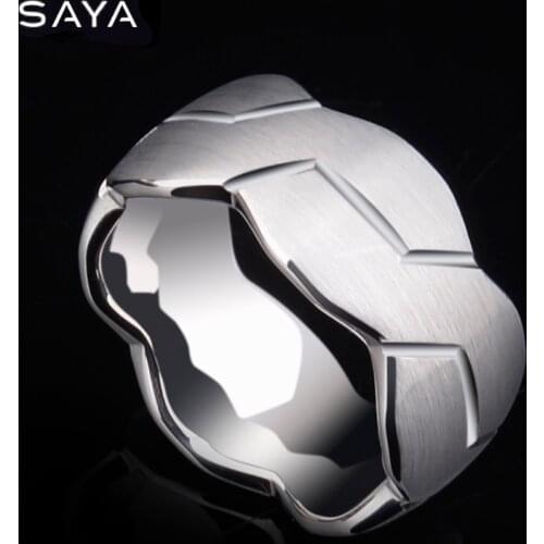 Men White Tungsten Carbide Ring, 8mm Width High Polished Brushed Infinity Knot Pattern Wedding Band, Free Shipping, Customized