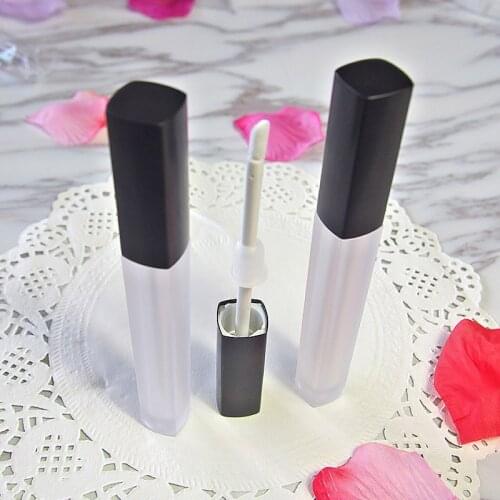 Mini 20pcs/Lot 5ml Empty Plastic Frosting Lip Balm Gloss Tubes Refillable Bottle Containers Lipstick Fashion Cool Lip Tubes