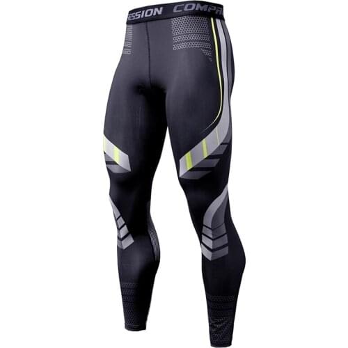Mens Running Tights Compression Pants Men Gym Leggings Dry Fit Sportswear Sport Jogging Pants Training Workout Sport Mens Pants
