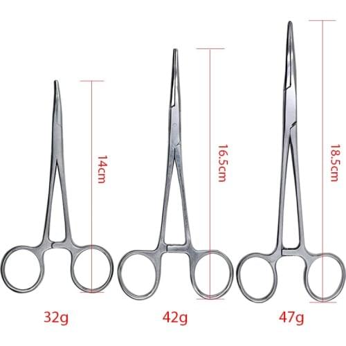 Stainless Steel Hemostatic Clamp Forceps Hemostat Forceps hv3n Fishing Clamps Tool Pliers Locking Forceps kit Surgical Surgical