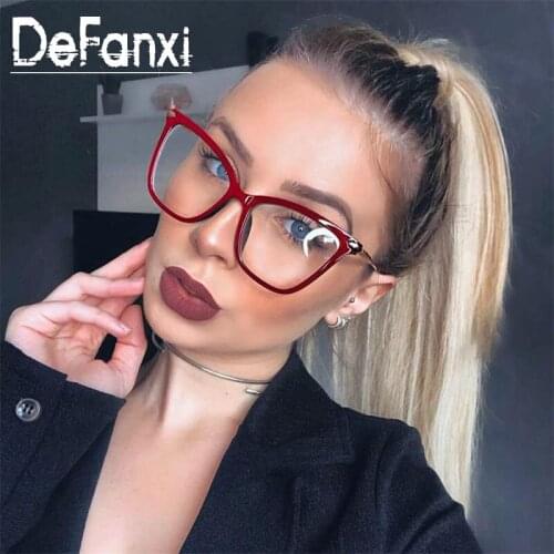 Sexy Fashion Red Cat Eye Glasses Frames Women Trendy Brand Designer Optical Computer Glasses Oculos De Grau Feminino Armacao