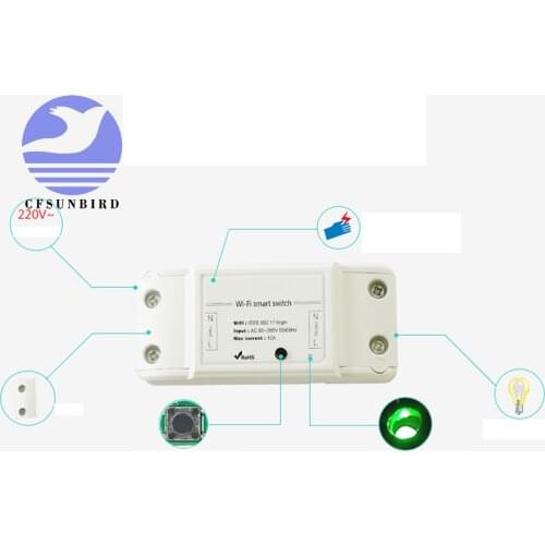 Mobile app remote control switch smart home WiFi switch electric lamps general refit