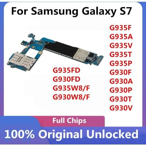 Unlocked Mainboard for Samsung Galaxy S7 G935F G935A G935V G935T G935P G930F G930A G930P G930T G930V G935FD G930FD motherboard