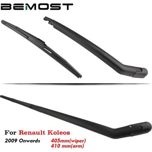 BEMOST Car Rear Windshield Wiper Arm Blades Brushes For Renault Koleos 2009 Onwards Hatchback 405MM Back Windscreen Auto Styling