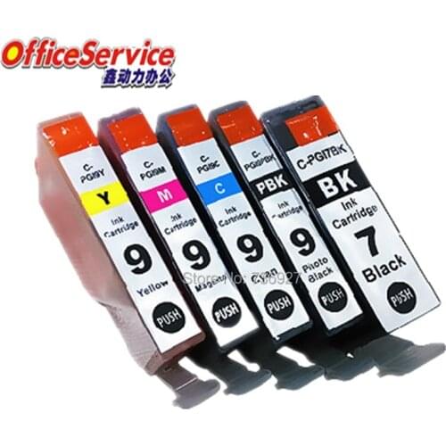 PGI-9 PGI-7 PGI9 PGI7 Compatible ink Cartridge For Canon PIXMA MX7600 PIXMA iX7000 inkjet printer