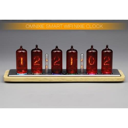 Germany Z570M glow clock clock, NTP network time calibration WIFI remote configuration, four languages ​​voice time