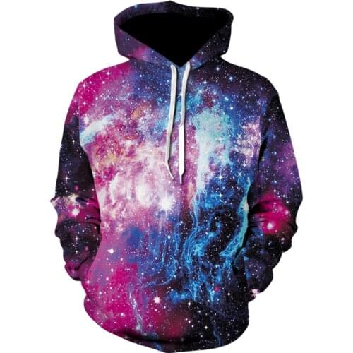 Space Galaxy Hoodies 3d Sweatshirts Men&Women Hoodie Print Star Nebula Couple Tracksuit Autumn Winter Hooded Hoody Tops Clothing