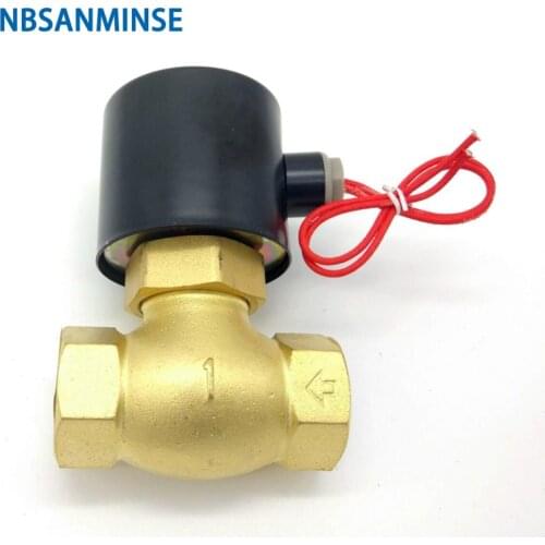 US 15 20 25 High Temperature Steam Valve G 1/2 3/4 1 Brass Solenoid Valve Air Valve for Water Oil Air Gas 2018 NBSANMINSE