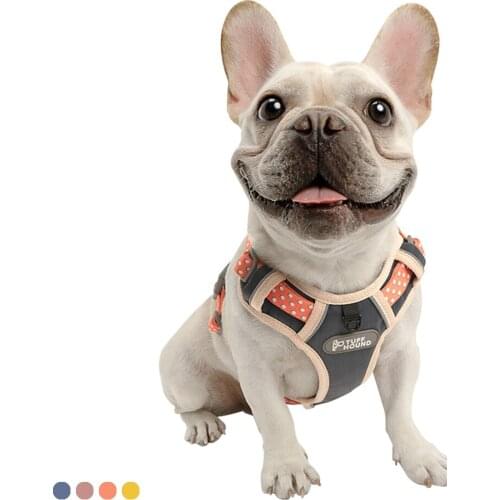 High Quality Dog Harnesses Pet Vest for Large Midium Small Dog Reflection Dog Clothes Traction Rope 4 Colors Outdoor Walking