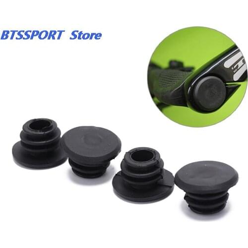 4Pcs MTB Road Bicycle Handlebar End Plugs Handlebar Caps rubbber Handle Grip Bar End Stoppers