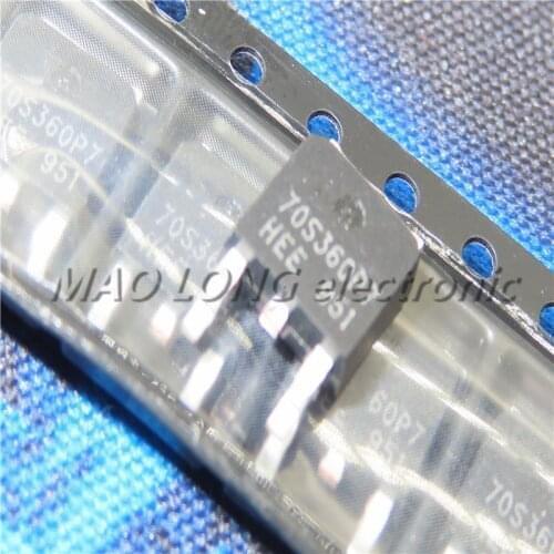 20PCS/LOT 70S360P7 IPD70R360P7S TO-252 700V 34A field effect tube New spot Quality Assurance