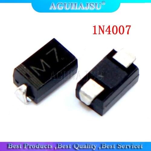 2000PCS DIODE M7 1N4007 SMD 1A 1000V IN4007 Rectifier Diode