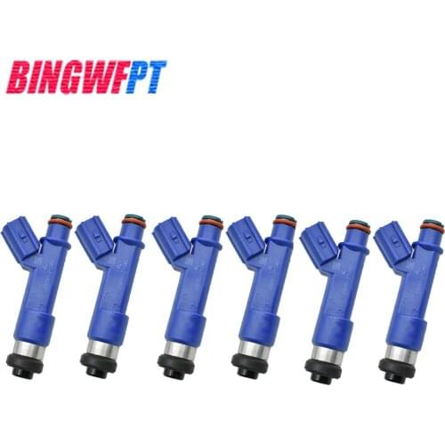 6pcs/lot High quality fuel injectors nozzle for Toyota Yaris 2006-2014 1.5L L4 1NZFE NCP131 23250-21040 23209-21040