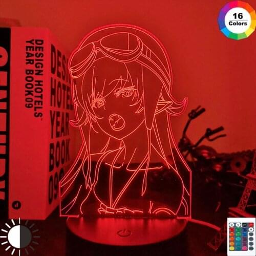 Anime Led Night Light Bakemonogatari Shinobu Oshino for Bedroom Decor Gift Colorful Nightlight Manga 3d Lamp Bakemonogatari