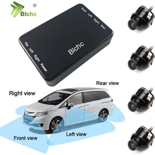 Car Parking Assistance Panoramic View All Round Rearview Camera System For Car Universal With Monitor System 360 Degree View