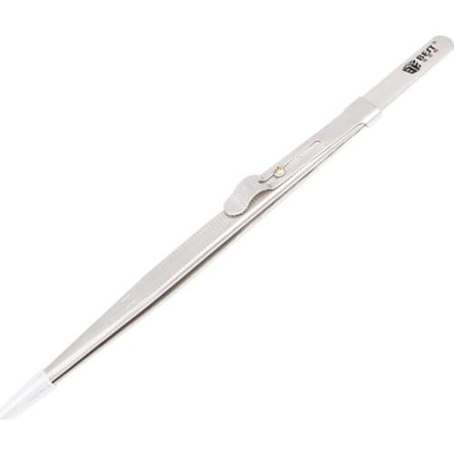 BEST-F1 Precision Stainless Steel Professional Anti-Static Eyelash jewelry Tweezers for iPhone/Smartphone/Computer Repair Tools