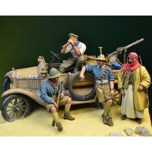 1/35 Resin Model Figure GK,No car, Unassembled and unpainted kit