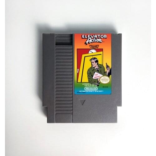 Elevator Action - Game Cartridge For NES Console 72 Pins 8bit