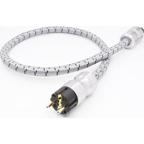 JP Krell HIFi Power Cable CRYO-156 US AC Power Cord Power Cable Schuko Audio CD Amplifier AMP US power cables EU US Plug Cable